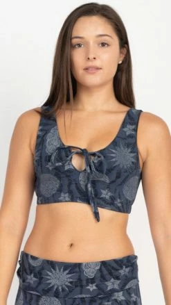 Lakhays Organic Cotton Celestial Print Yoga Bra