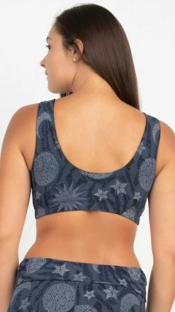 Lakhays Organic Cotton Celestial Print Yoga Bra