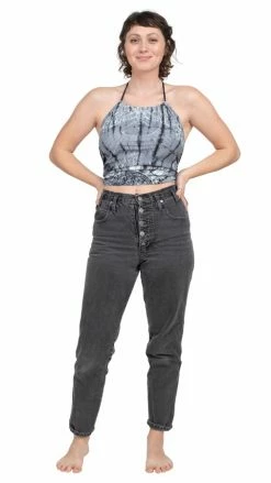 Lakhays New Arrivals Moth Halter Top