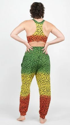 Lakhays JahRoots Leopard Print Racer Bra New Arrivals