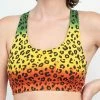 Lakhays JahRoots Leopard Print Racer Bra New Arrivals