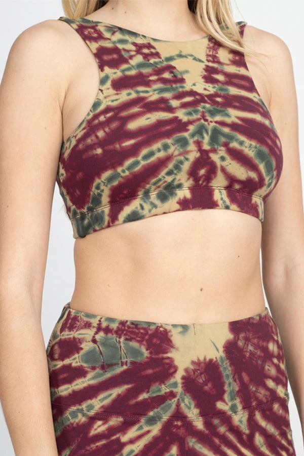 Lakhays Tie Dye High Neck Organic Cotton Bra New Arrivals 4 Lakhays Tie Dye High Neck Organic Cotton Bra New Arrivals