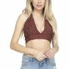 Lakhays Bandana Print Halter Top