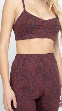 Lakhays Tank Tops Organic Cotton Printed Yoga Bra