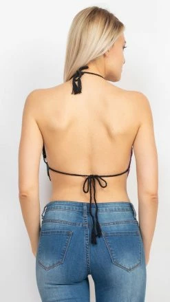 Lakhays Granny Square Crochet Top