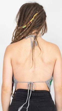 Lakhays New Arrivals Rasta Fringe Crochet Top