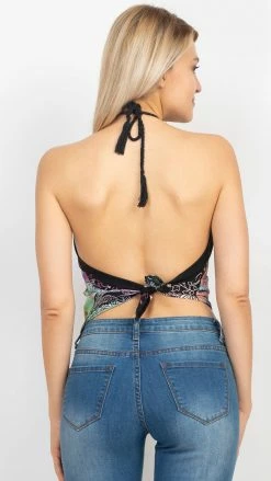 Lakhays YingYang Mandala Halter Top New Arrivals