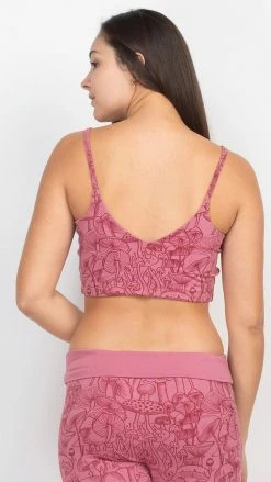 Lakhays New Arrivals Mushroom V Yoga Tank