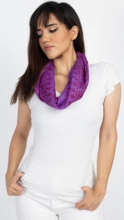 Lakhays Handmade Om Yoga Prayer Shawl/Scarf Scarves