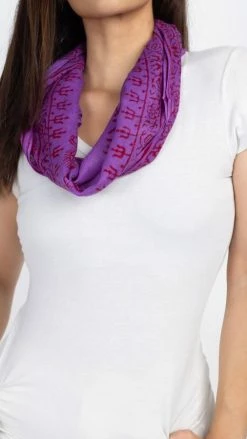 Lakhays Handmade Om Yoga Prayer Shawl/Scarf Scarves
