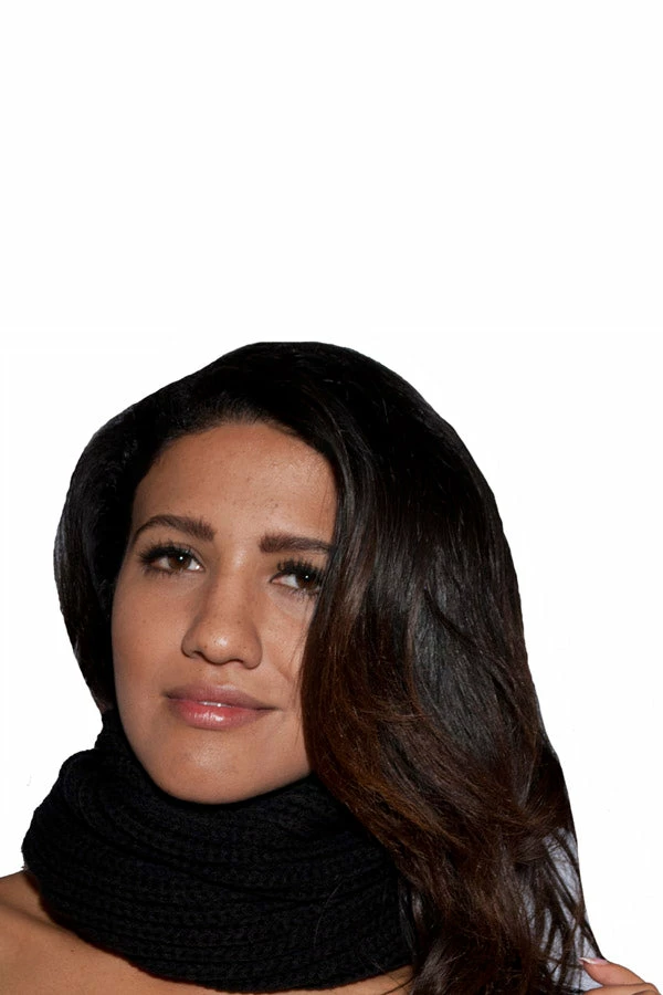 Lakhays Women's Boho Knitted Solid Color Cowl Neck/head Wrap Scarves 1 Lakhays Women's Boho Knitted Solid Color Cowl Neck/head Wrap Scarves