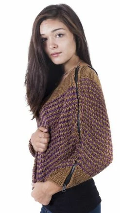 Lakhays Acrylic Infinity Loop Winter Scarf With Zipper Scarves