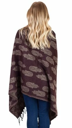 Lakhays Winter Wonder Warm Hamsa Scarf Scarves