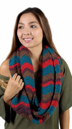 Lakhays Super Soft Chunky Thick Large Cowl Infinity Fringe Winter Scarf