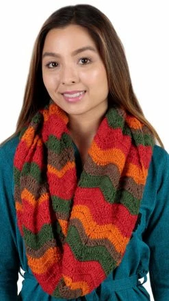 Lakhays Super Soft Chunky Thick Large Cowl Infinity Fringe Winter Scarf 9 Lakhays Super Soft Chunky Thick Large Cowl Infinity Fringe Winter Scarf