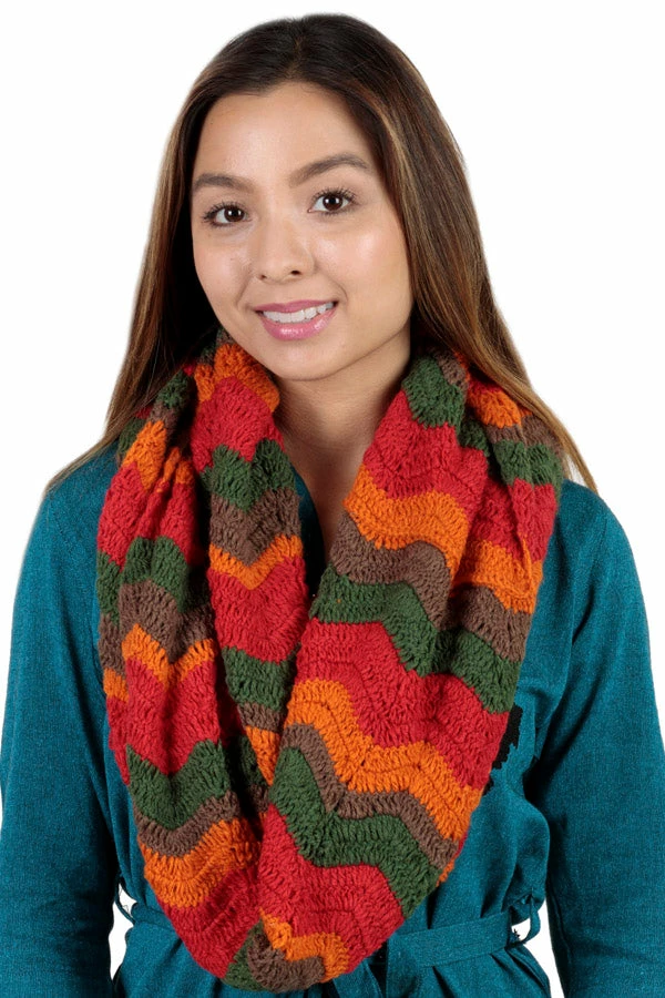 Lakhays Super Soft Chunky Thick Large Cowl Infinity Fringe Winter Scarf 4 Lakhays Super Soft Chunky Thick Large Cowl Infinity Fringe Winter Scarf