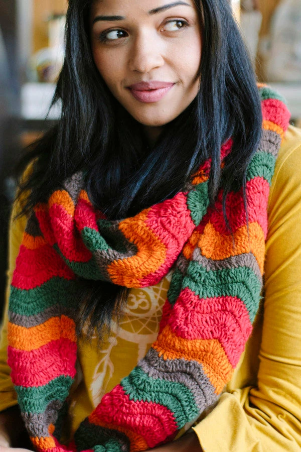 Lakhays Super Soft Chunky Thick Large Cowl Infinity Fringe Winter Scarf 5 Lakhays Super Soft Chunky Thick Large Cowl Infinity Fringe Winter Scarf