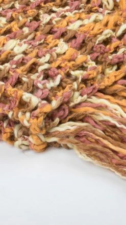 Lakhays Hand Knit Chunky Soft Cowl Fringe Winter Scarf Scarves