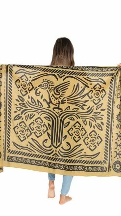 Lakhays Mayan Tree Of Life Travel Scarf