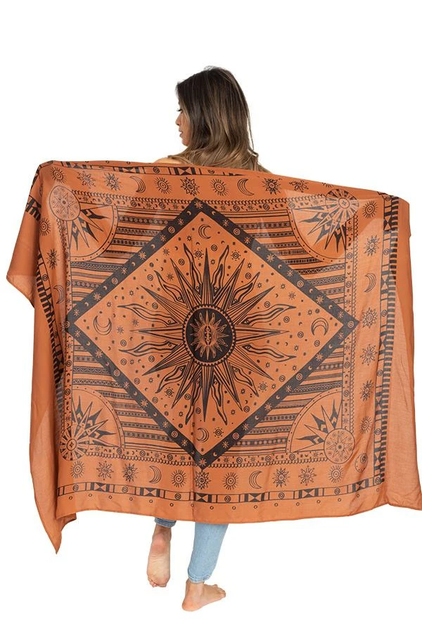 Lakhays Celestial Travel Scarf Sarongs & Beachwear 2 Lakhays Celestial Travel Scarf Sarongs & Beachwear