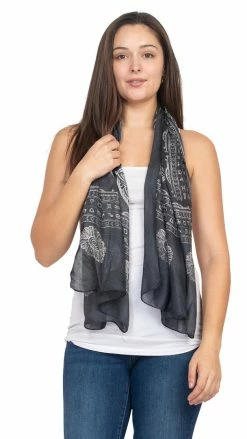 Lakhays Celestial Zodiac Printed Soft Summer Scarf New Arrivals
