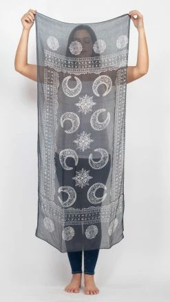 Lakhays Celestial Zodiac Printed Soft Summer Scarf New Arrivals