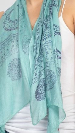 Lakhays Celestial Zodiac Printed Soft Summer Scarf New Arrivals