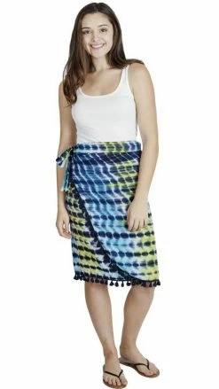 Lakhays Beachy Boho Tassel Wrap Skirt