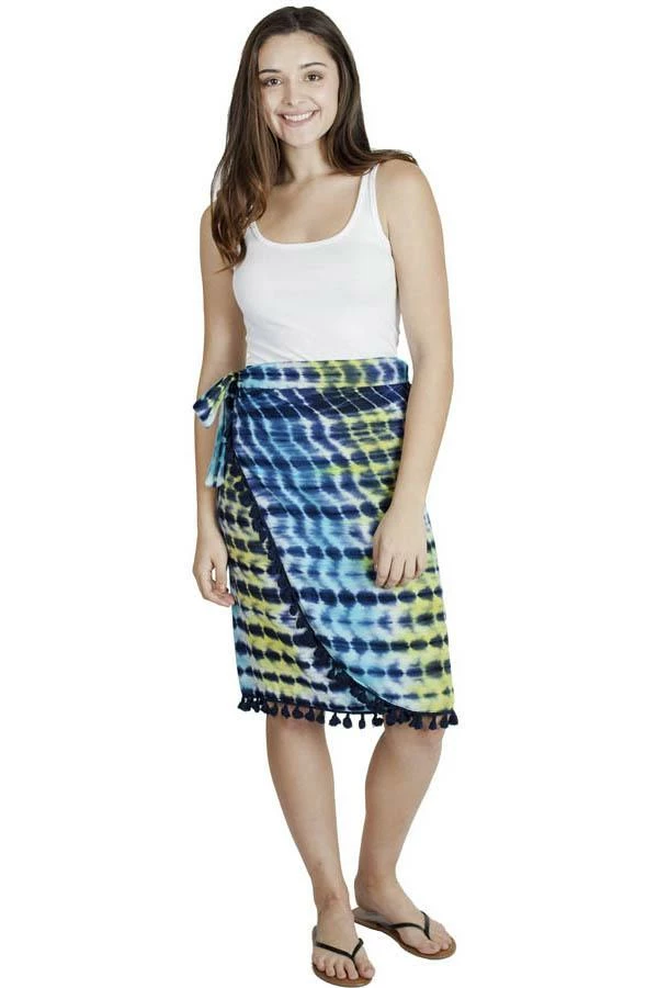 Lakhays Beachy Boho Tassel Wrap Skirt 1 Lakhays Beachy Boho Tassel Wrap Skirt