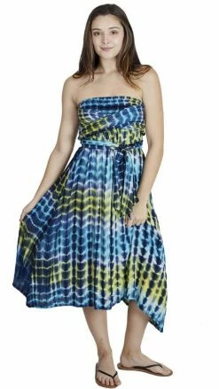 Lakhays Beachy Boho Maxi Multiway Wrap Skirt And Dress In One