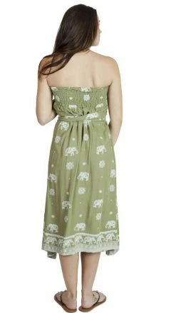 Lakhays Beachy Boho Maxi Multiway Wrap Skirt And Dress In One