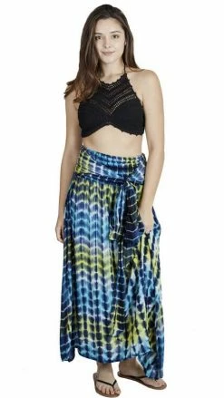 Lakhays Beachy Boho Maxi Multiway Wrap Skirt And Dress In One