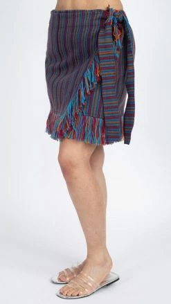 Lakhays Women's Woven Winter Mini Skir Skirts