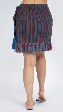 Lakhays Women's Woven Winter Mini Skir Skirts