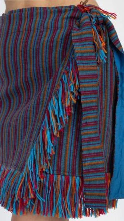 Lakhays Women's Woven Winter Mini Skir Skirts