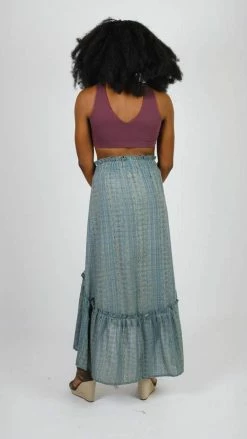 Lakhays Boho Paisley Waves Hi-Low Gypsy Skirt 17 Lakhays Boho Paisley Waves Hi-Low Gypsy Skirt