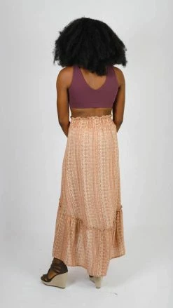 Lakhays Boho Paisley Waves Hi-Low Gypsy Skirt 16 Lakhays Boho Paisley Waves Hi-Low Gypsy Skirt