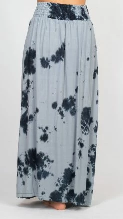 Lakhays Skirts Tie-Dye Slit Sides Skirt