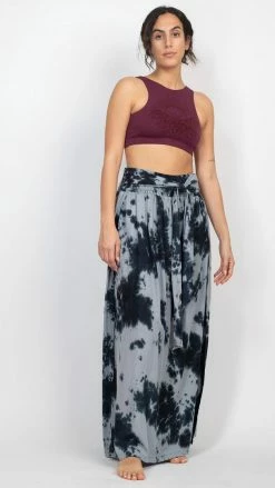 Lakhays Skirts Tie-Dye Slit Sides Skirt