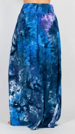 Lakhays Skirts Tie-Dye Slit Sides Skirt