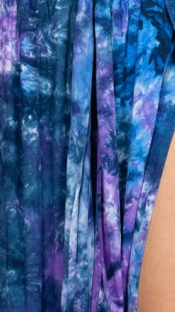 Lakhays Skirts Tie-Dye Slit Sides Skirt