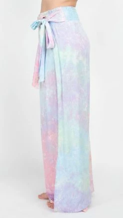 Lakhays Skirts Tie-Dye Slit Sides Skirt