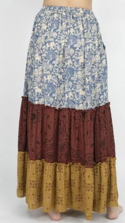 Lakhays Elephant Three Tiered Skirt