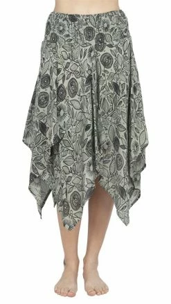 Lakhays Zinnia Handkerchief Skirt