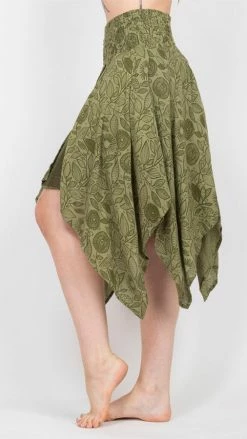 Lakhays Zinnia Handkerchief Skirt