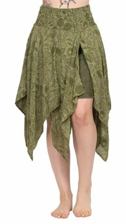 Lakhays Zinnia Handkerchief Skirt