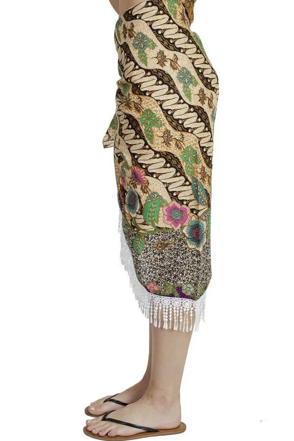 Lakhays Fearless Floral Boho Chic Beach Pool Wrap Skirt 6 Lakhays Fearless Floral Boho Chic Beach Pool Wrap Skirt