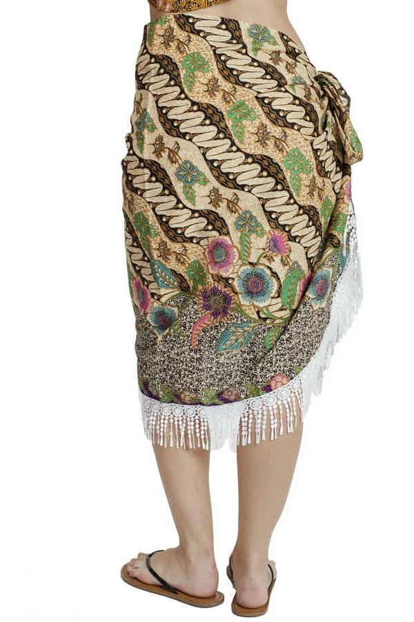 Lakhays Fearless Floral Boho Chic Beach Pool Wrap Skirt 7 Lakhays Fearless Floral Boho Chic Beach Pool Wrap Skirt