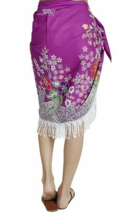 Lakhays Fearless Floral Boho Chic Beach Pool Wrap Skirt 15 Lakhays Fearless Floral Boho Chic Beach Pool Wrap Skirt