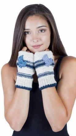 Lakhays Hand Knit Woolen Owl Handwarmer With Fleece Lining 6 Lakhays Hand Knit Woolen Owl Handwarmer With Fleece Lining